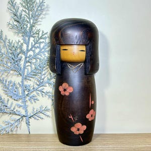 Kokeshi Doll, Vintage Japanese Creative doll by Usaburo (19.5cm.)
