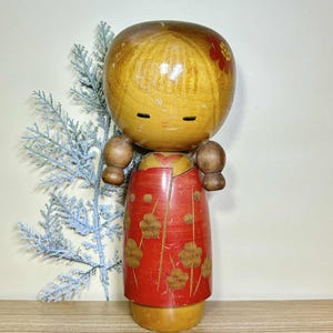 Kokeshi Doll, Vintage Japanese Creative doll (23.5cm.)