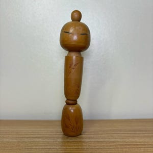 Kokeshi Doll, Vintage Japanese Creative doll by Kishi Sadao (23.8cm.)