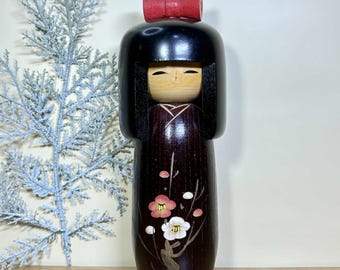 Kokeshi-pop, vintage Japanse creatieve pop 'Hana Girl' (21,5 cm.)
