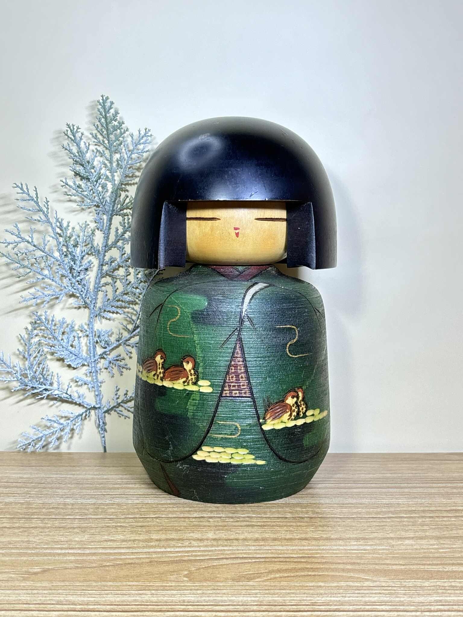 こけし、藤川正江作ヴィンテージ日本の創作人形 (23 cm) - Etsy 日本
