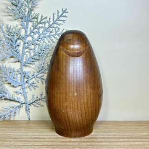 こけし人形、日本のヴィンテージ創作人形「姫」高見沢一雄作（15.5 cm）