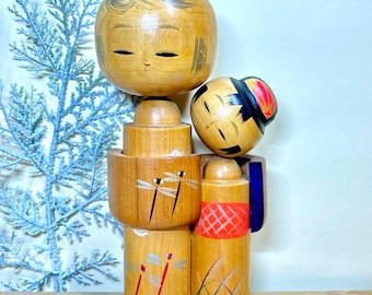 Kokeshi Doll, Vintage Japanese Creative Doll 