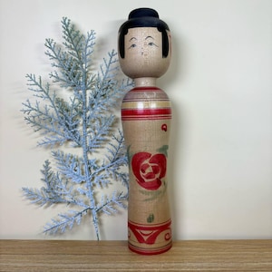 Kokeshi Doll, Vintage Japanese Creative doll (24.5cm.)
