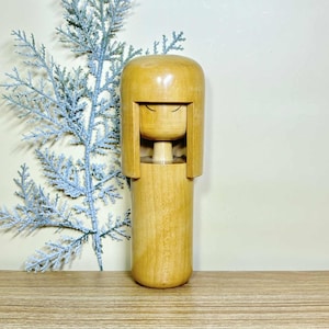 Kokeshi Doll, Vintage Japanese Creative doll by Tanaka Harumasa (17cm.)