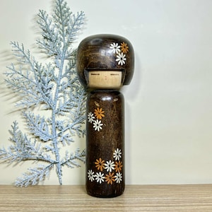 こけし人形、山川勇作のヴィンテージ日本の創作人形（19 cm）