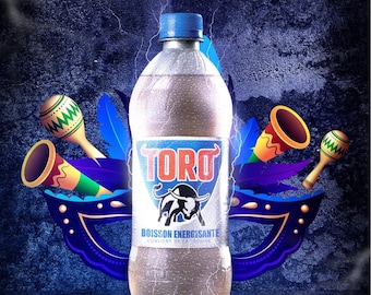 Toro Energy Drink from Haiti - Pack of 12 Bottles