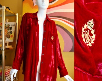 80er Jahre Authentisches rotes Poloshirt von Ralph Lauren