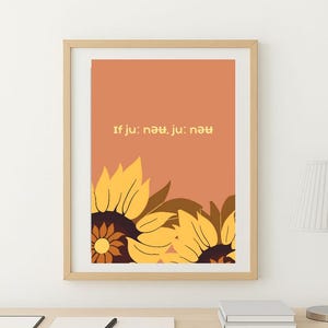 Speech Pathology Sunflower Art: IPA Transcription Poster (Digital Download)