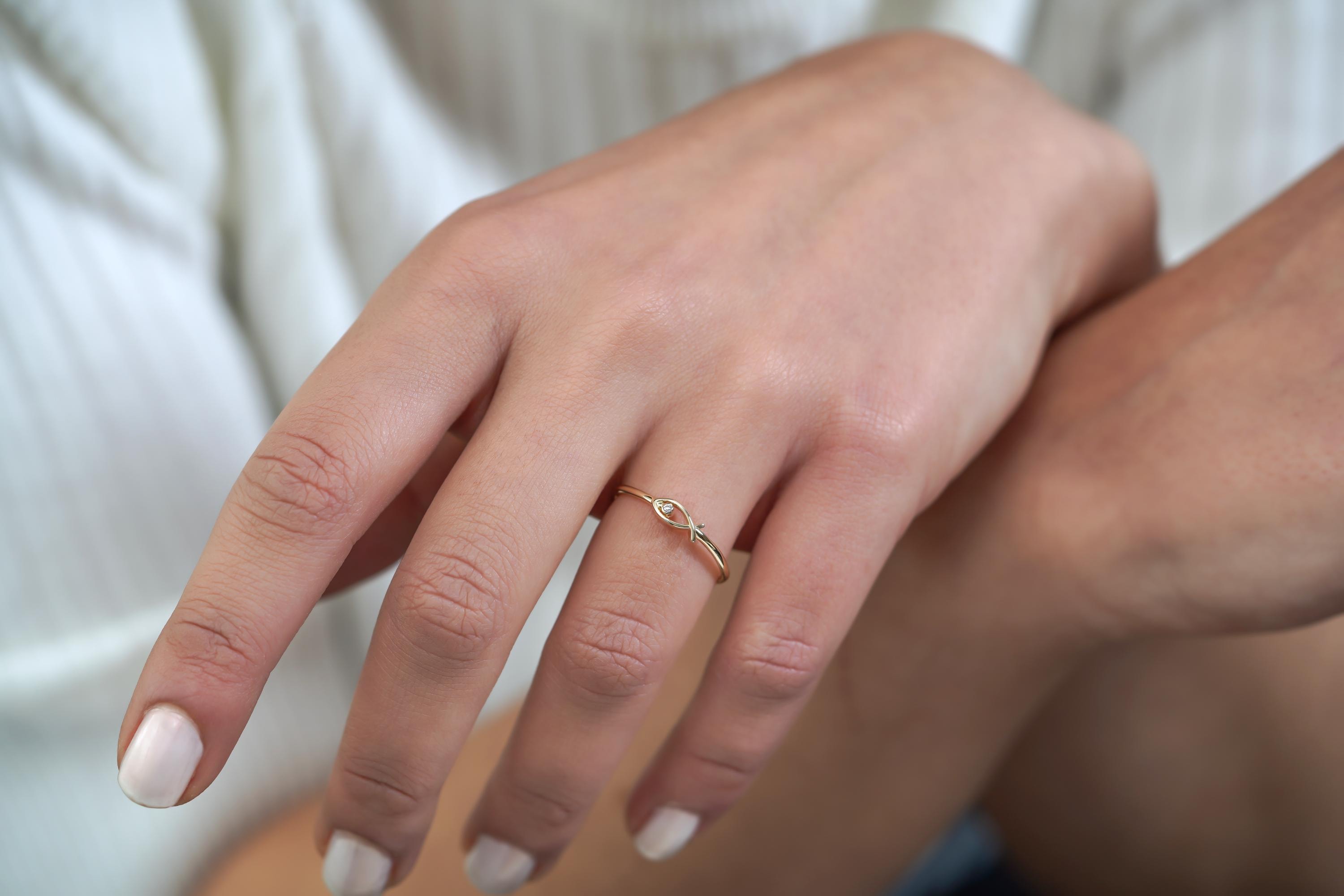 Silver Ichthys Ring • Christian Fish Ring • Jesus Ring • Faith and Spirit Fish Ring • Christian Jewelry for Women