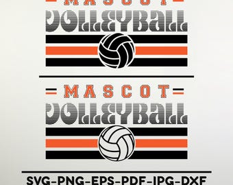 Voleibol Svg Png, Plantilla de equipo de voleibol Svg Png, Mamá de voleibol Svg, Archivos Svg para Cricut, Camisetas de equipo de voleibol Svg Png, Logotipo Svg