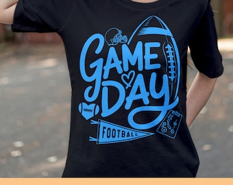 Football Doodles SVG PNG: Game Day Hand Drawn Design (Digital Download