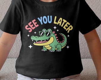 Last Day of School Teacher PNG: See You Later Alligator, Summer Vibes (Digital Download