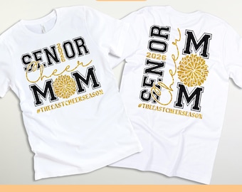 Senior Cheer Mom Svg Png, Senior Cheer Svg Png, Senior Svg, Cheer Svg Png, Senior 2026 Svg, Class of 2026 Svg, Svg Files for Cricut, Grad