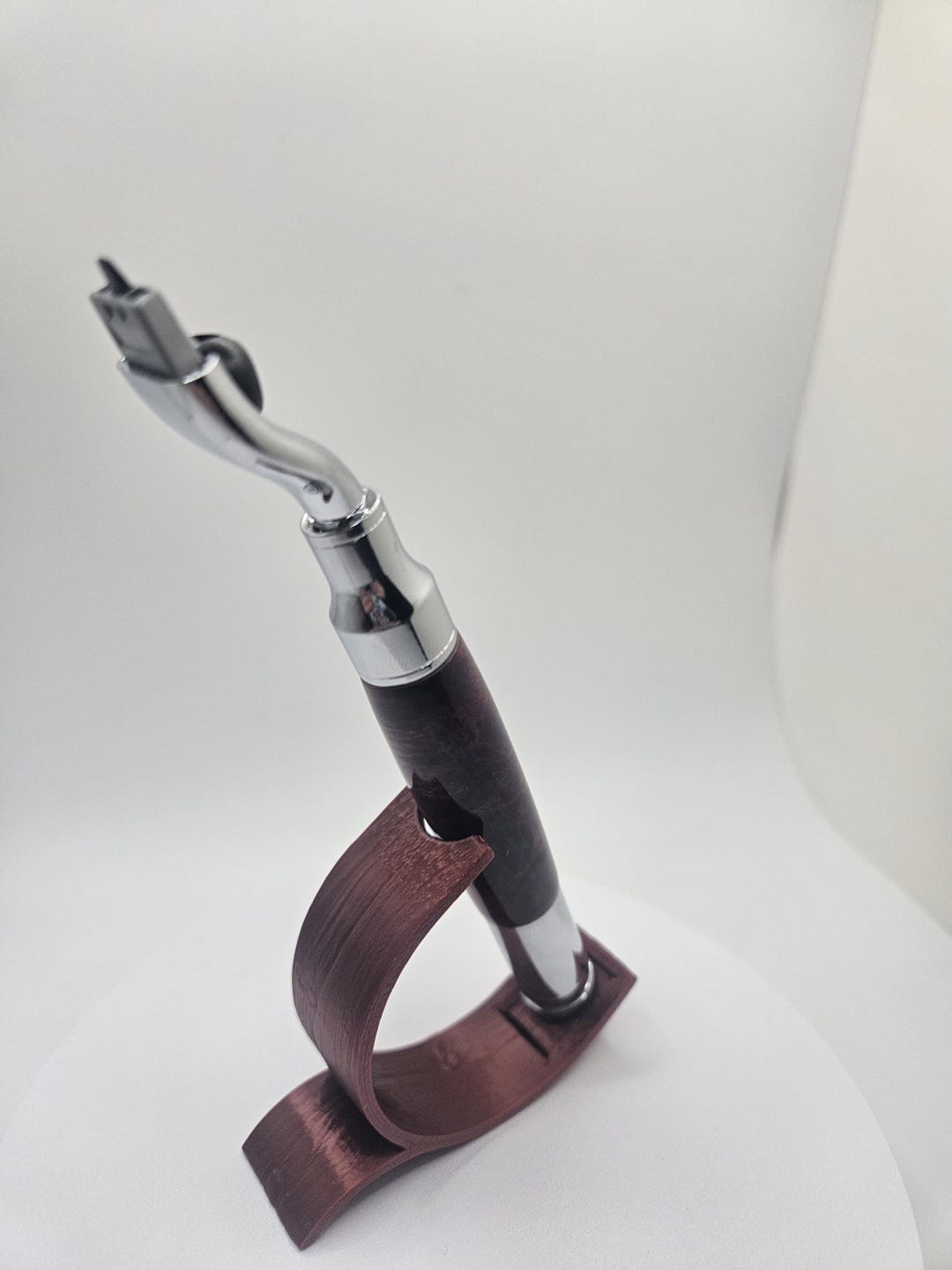 Mach3 Razor Handle Kits Handmade Luxury Mach 3 Razor With Purple Burl Wood Handle – Custom ...