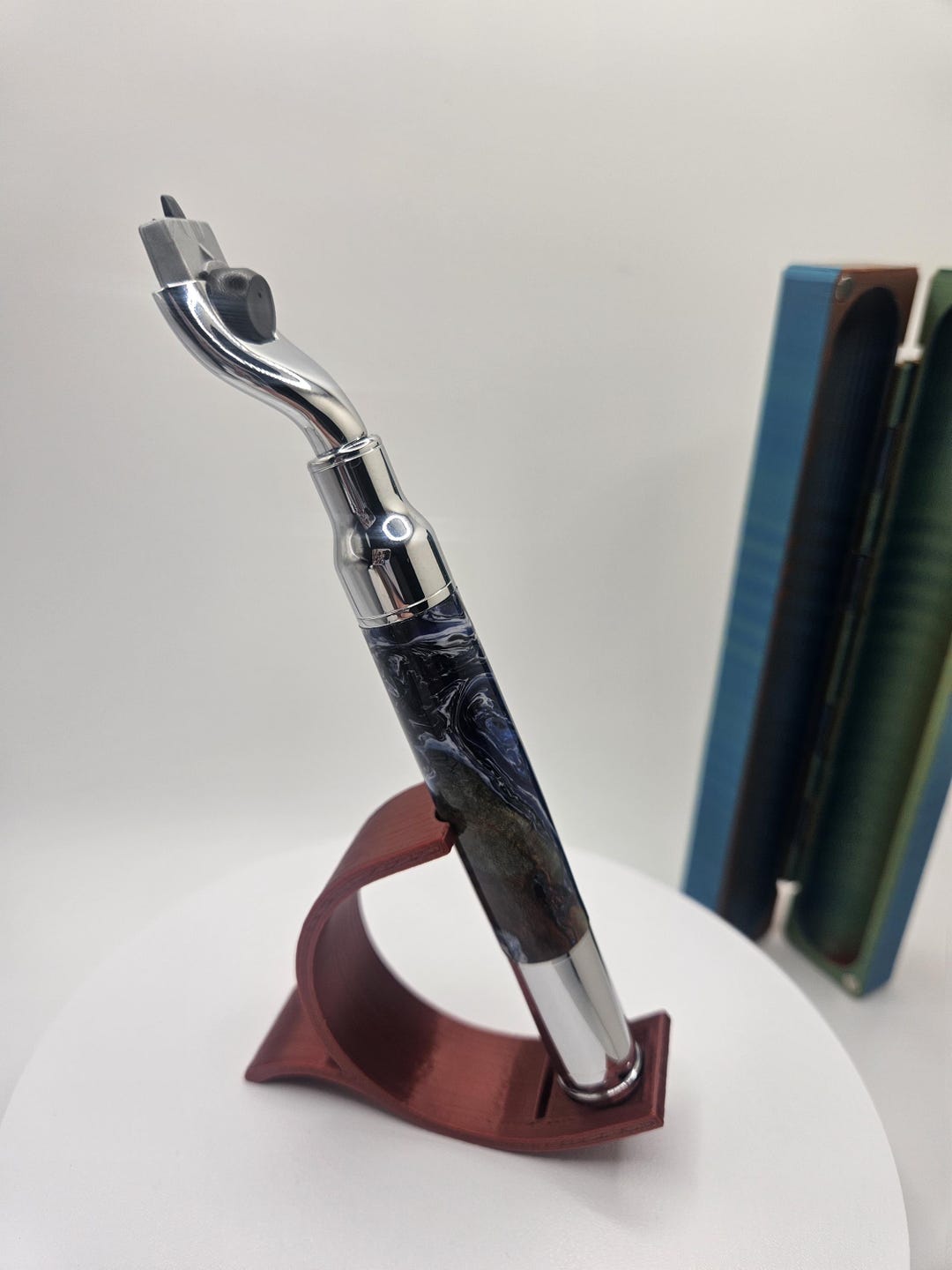 Resin Razor Handcrafted Hybrid Wood Resin Razor | Mach3 Compatible, With Stand - Etsy