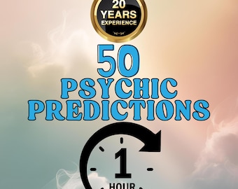 Detailed 50 Psychic Predictions: Same Hour Tarot Reading