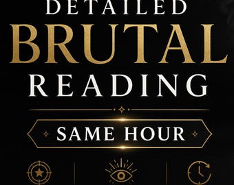 Leitura Brutal Detalhada, Previsões Psíquicas, Entrega no Mesmo Dia