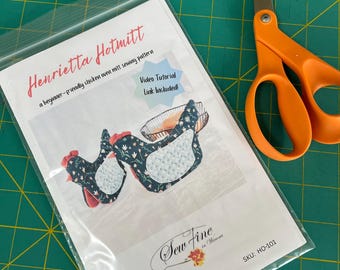 Printed Paper Pattern for Henrietta Hotmitt Sewing Pattern