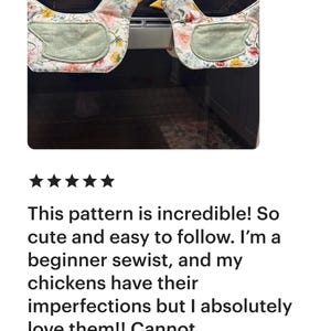 The Original Henrietta Chicken Oven Mitt PDF Sewing Pattern - Beginner Scrap Fabric Quilted Hot Mitt with Video Tutorial image 11