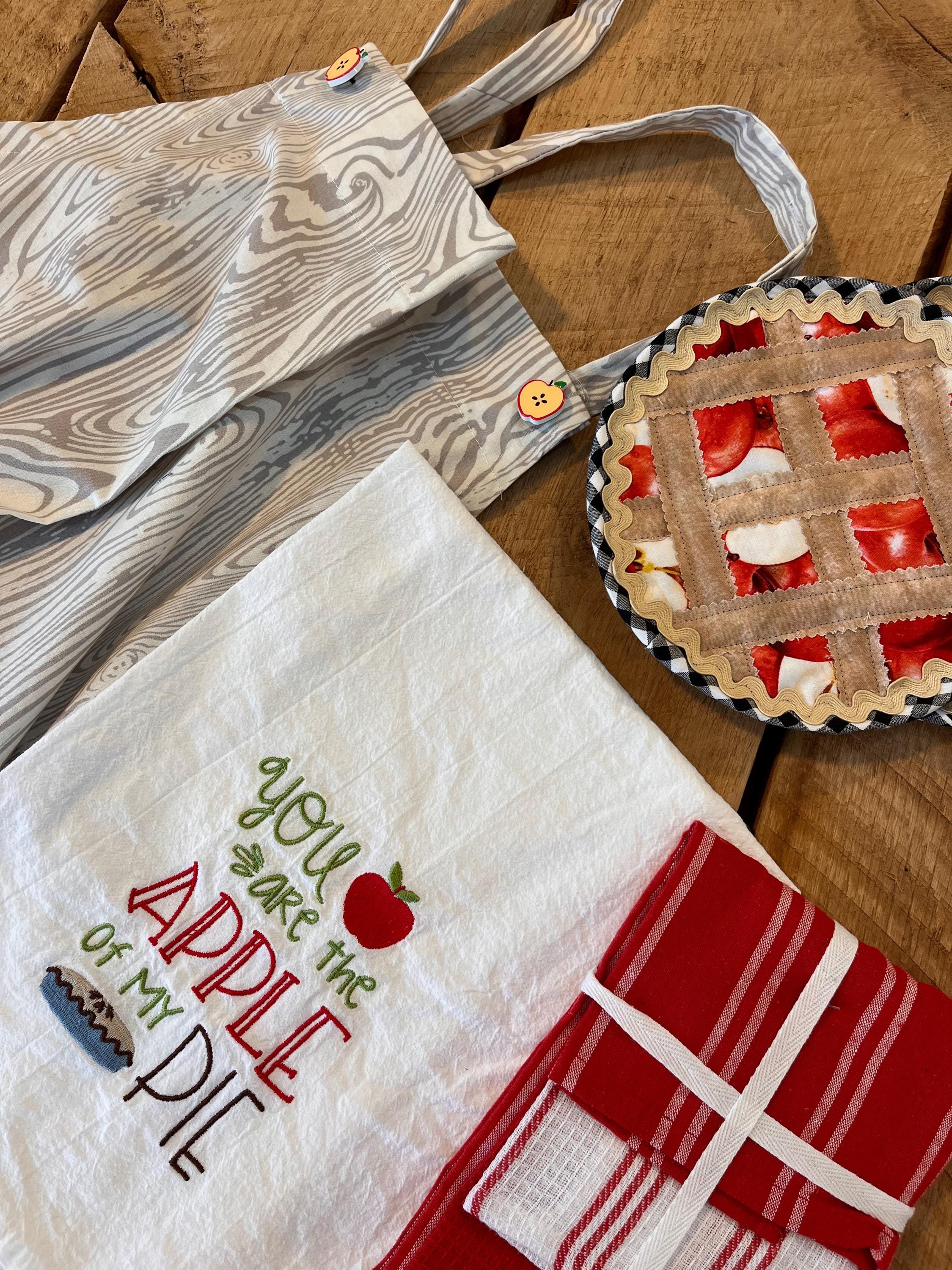 Apple Themed Apron - Etsy
