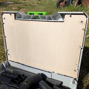 Systainer T-Loc lid laser cutting templates SVG, PDF, DFX (for Tanos/Festool etc).