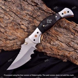 Unique Design Multi Colors Pocket Knife Gift for Men Damascus Knife Anniversary Birthday Gift for him Father Day Gift Wedding Groomsmen Gift