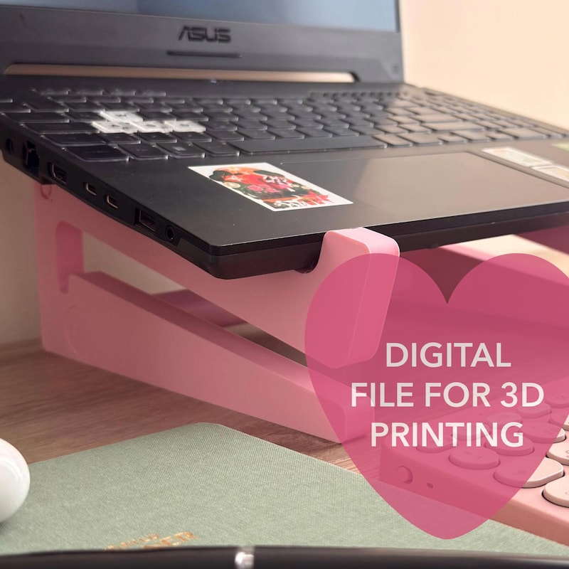 3d printed laptop stand stl file - Etsy.de