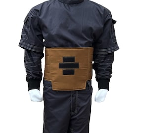 Disfraz de cosplay de Star Wars mandaloriano - Traje de vuelo de cazarrecompensas gris Din Djarin Beskar -