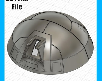 NSD Dalek Head Dome 3D Print Files