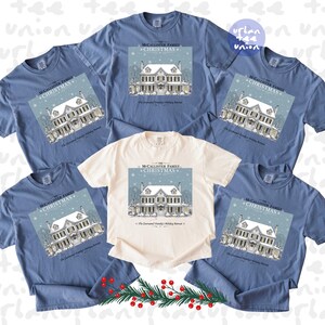 Comfort Colors The McCallister Family Christmas Shirt, Home Alone Movie Inspired, Matching Family Christmas Tee, Personalized Holiday Shirt