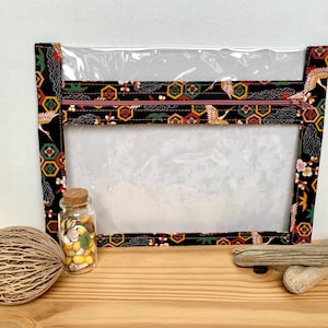 Clear pouch, flat pouch, zippered pouch, holiday accessory, gift accessory