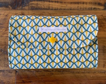 Bolso tote con bolsillo de almacenamiento - Bolsa de compras de tela