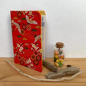 Protège-passeport tissu, étui à passeport tissu, accessoire voyage, idée cadeau