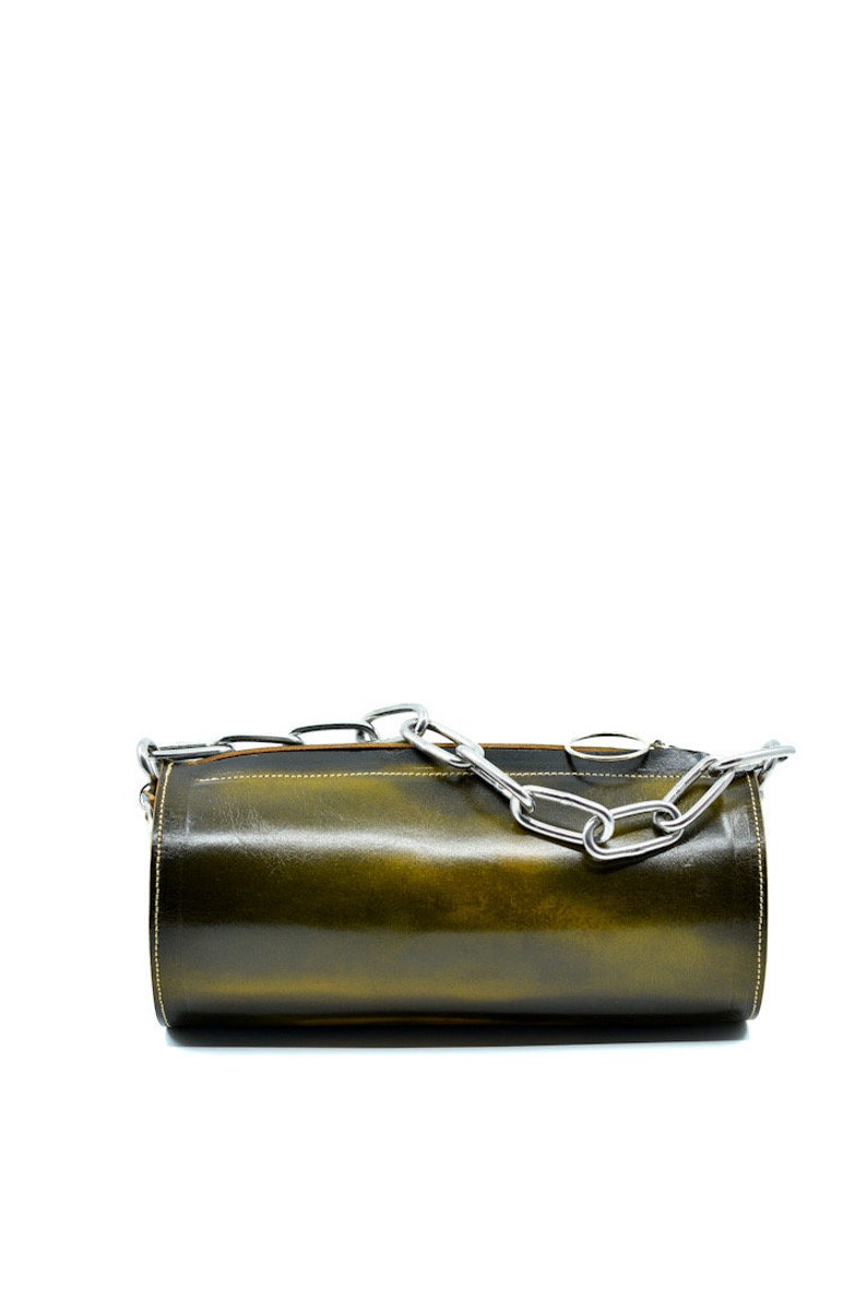 Mini Barrel Bag Liquid Green image 1