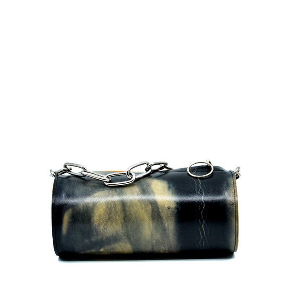 Mini Barrel Bag -Liquid Black