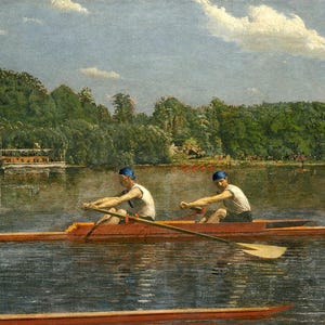 Impression D'Art Sur Toile - Rétrospective Thomas Eakins - Portrait De Femme