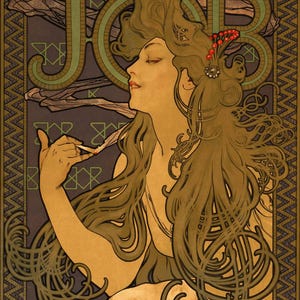 alphonse mucha job cigarettes Alphonse Mucha Job Cigarettes