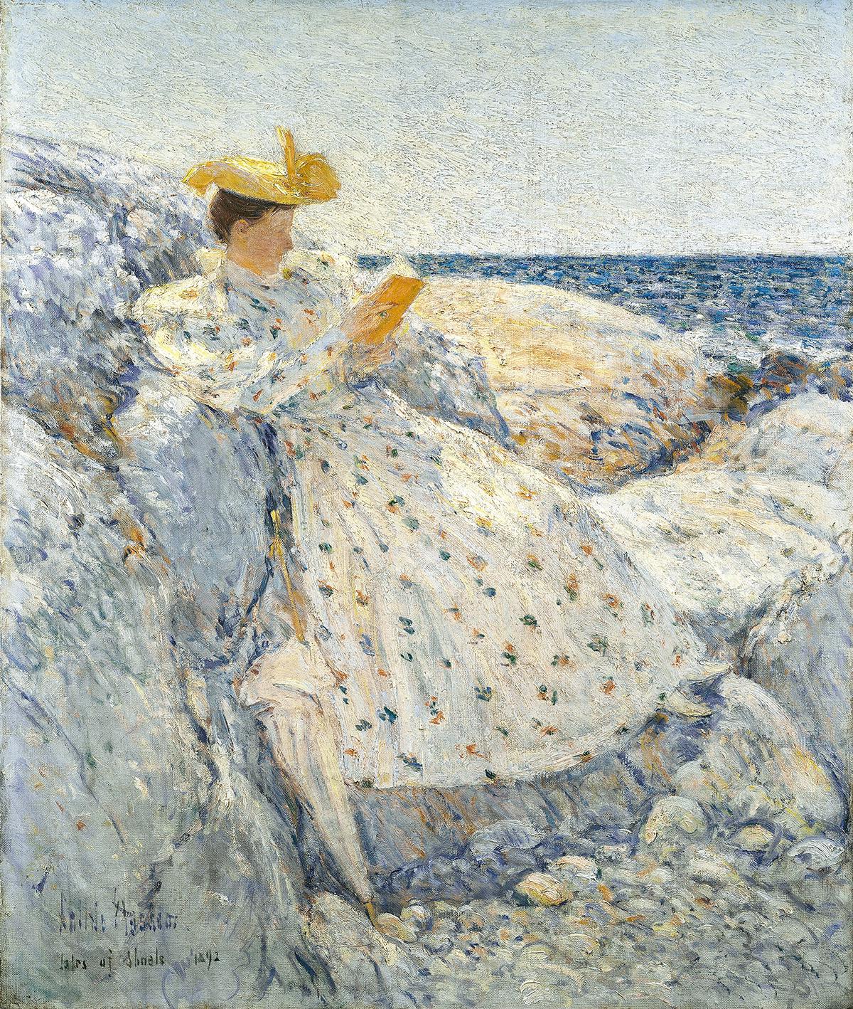 チャイルド・ハッサム作「夏の陽光、ショールズ諸島」ジクレー版画