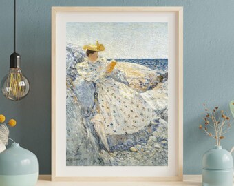 チャイルド・ハッサム作「夏の陽光、ショールズ諸島」ジクレー版画