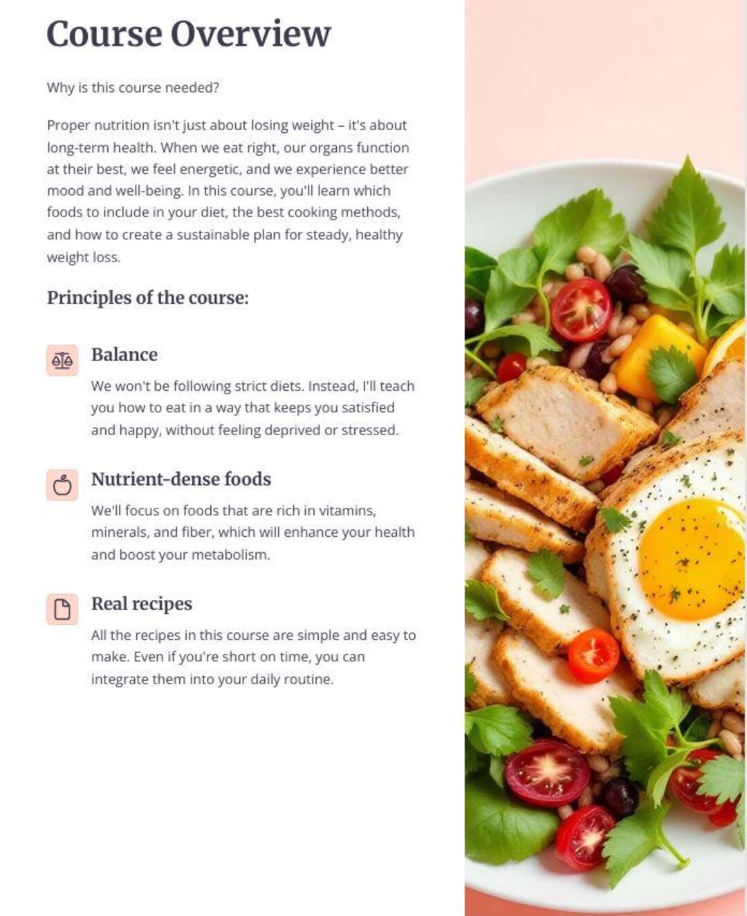 7-day Healthy Meal Plan for Weight Loss – Digital Nutrition Guide, PDF ...