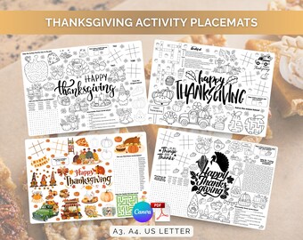 Thanksgiving Table Decor for Home Indoor Outdoor Party Game Printable Family Gathering Activity for Family Seasonal Restaurant Decor Ideas