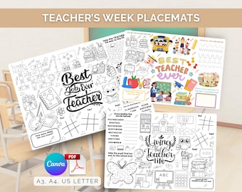 Jogo americano para a Semana de Apreciação aos Professores, Páginas para colorir aconchegantes, Feliz Dia dos Professores, Atividades imprimíveis de última hora para a sala de aula, Jogo de labirinto "Ache o Objeto"