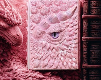3D Printed Dragon Eye Book: Mythical Bookshelf Decor