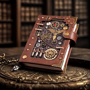 Personalisiertes Lederbuch: Skizzenbuch, Notizbuch & Buch-Ecke