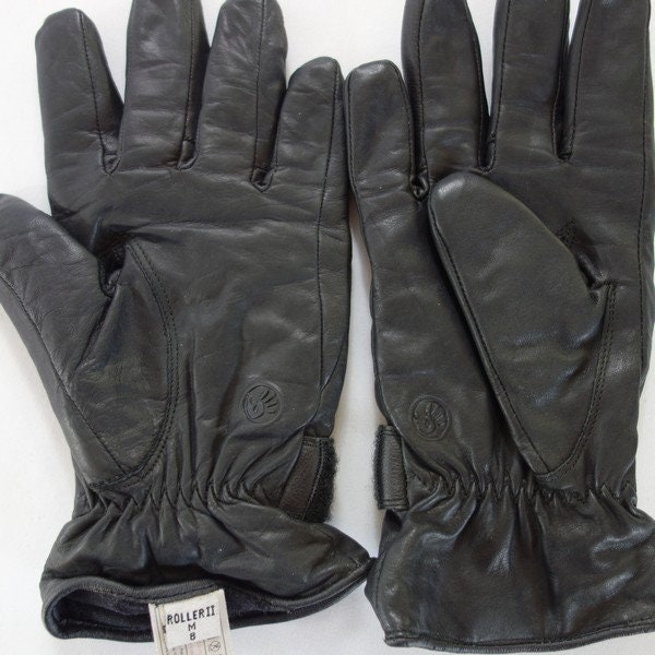 Accessoires Handschoenen & wanten Sporthandschoenen French Motorcycle Racing Leather Gloves ROLLER II M8 Hipora Racer 3M Thinsulate Lined Men's Small or Women's M 