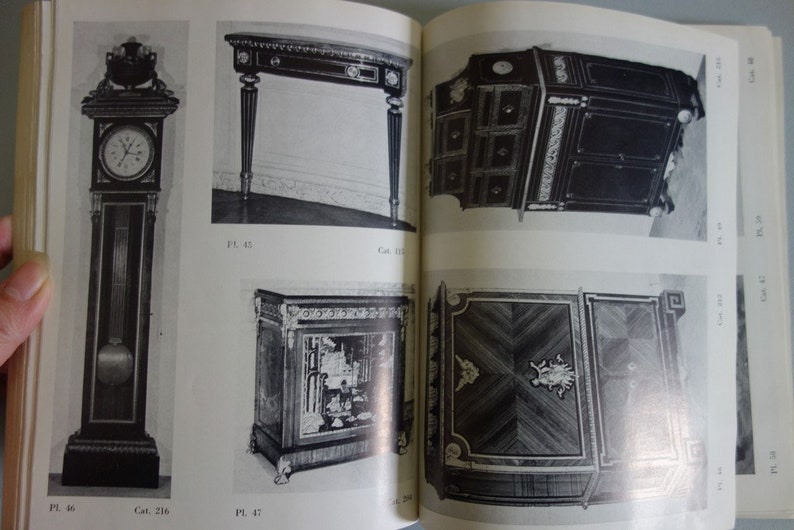 Vintage Ilustrado Libro de Referencia Francés Historia del Gran Gabinete de París y Muebles Fabricantes de Carpintería, Museo de Artes Decorativas 1955 imagen 8