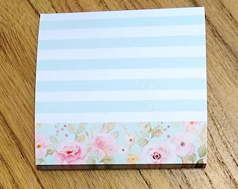 Floral Sticky Notes: Leilani Rose Design, 3x3 Office Essential