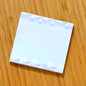 Cloudy Thoughts Sticky Notes: 3x3 Whimsical Stationery