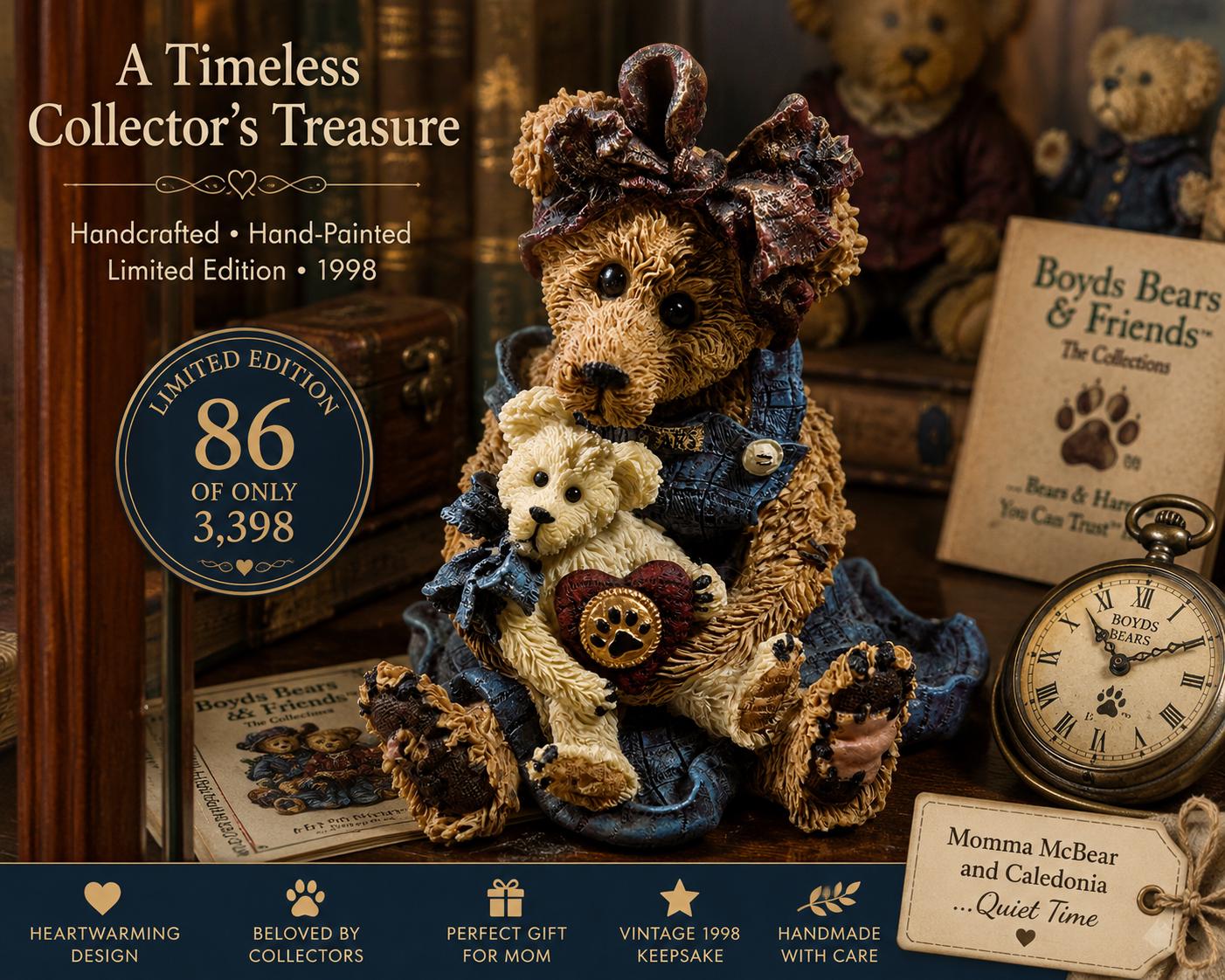 Vintage Limited Edition Boyds Bear - Etsy